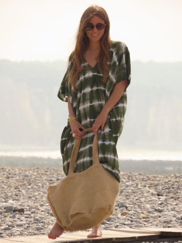 Robe Romy Tie and Dye verte