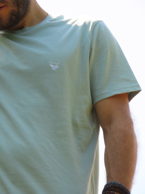 Tee shirt Néo sauge – Image 2