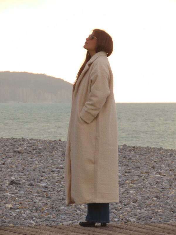 Manteau Ava écru – Image 2