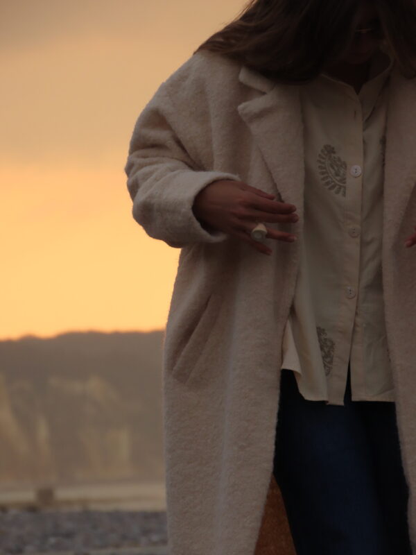 Manteau Ava écru – Image 5