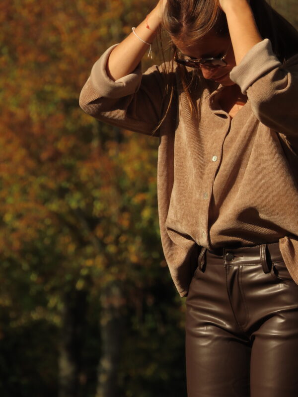 Chemise Appalaches taupe – Image 4