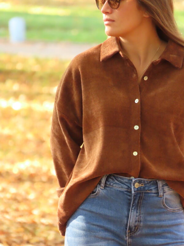 Chemise Appalaches marron – Image 4