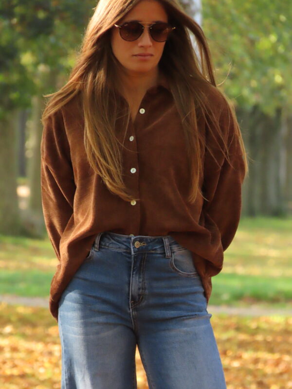 Chemise Appalaches marron