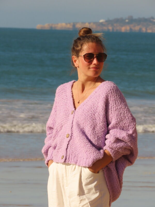 Gilet mauve Nazaré – Image 5