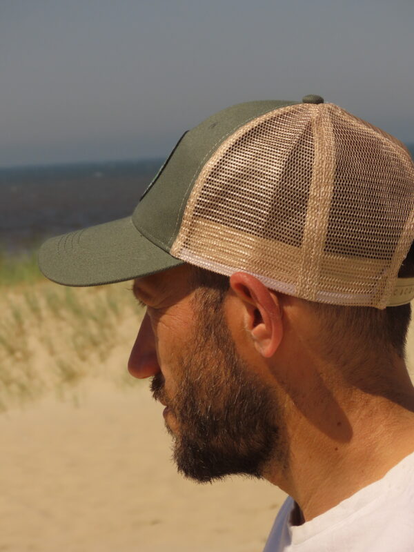 Casquette Trucker Beige/Kaki – Image 4