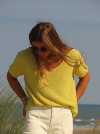 Haut Jaune Pailletée
