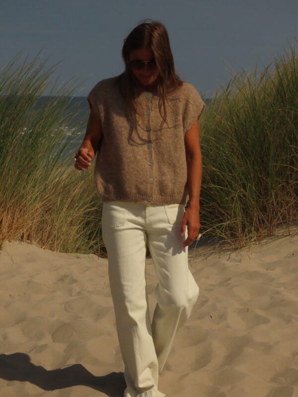 Gilet Marron sans manche – Image 9