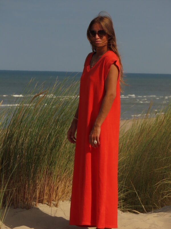 Robe Eponge orange – Image 4