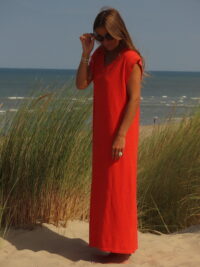 Robe Eponge orange