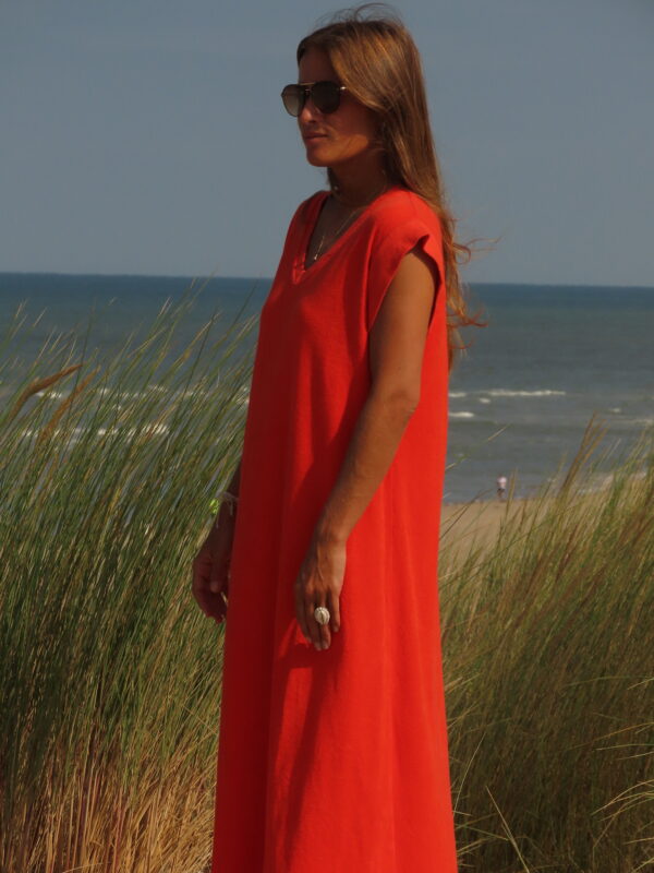Robe Eponge orange – Image 8