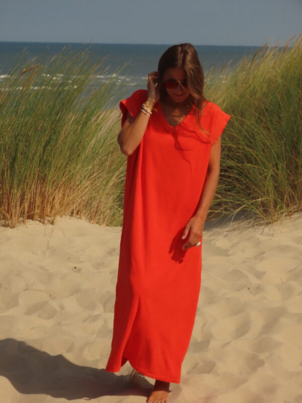 Robe Eponge orange – Image 9