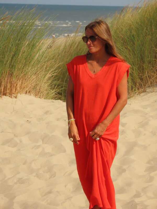 Robe Eponge orange – Image 6